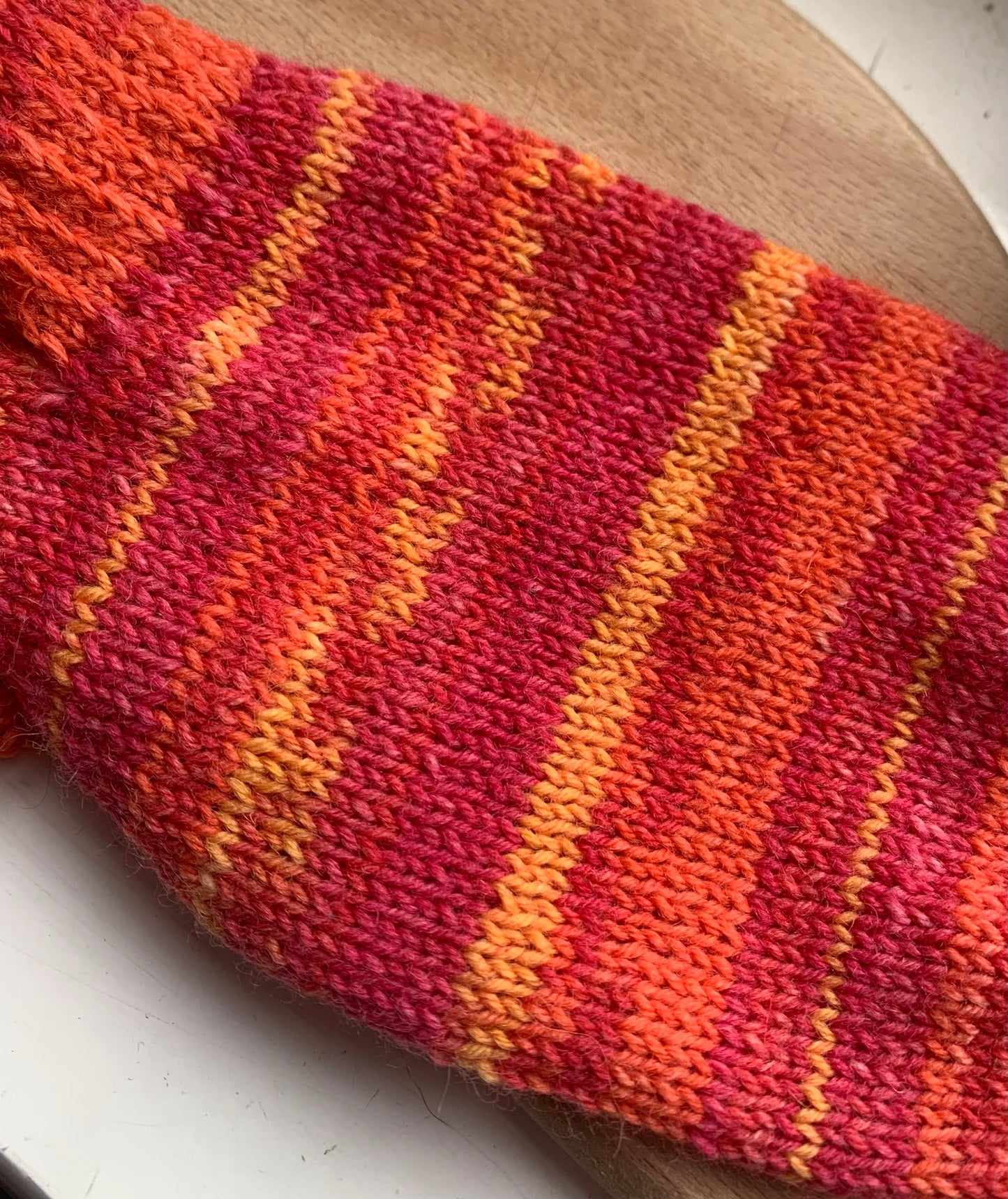 Hand-made socks - Volcano