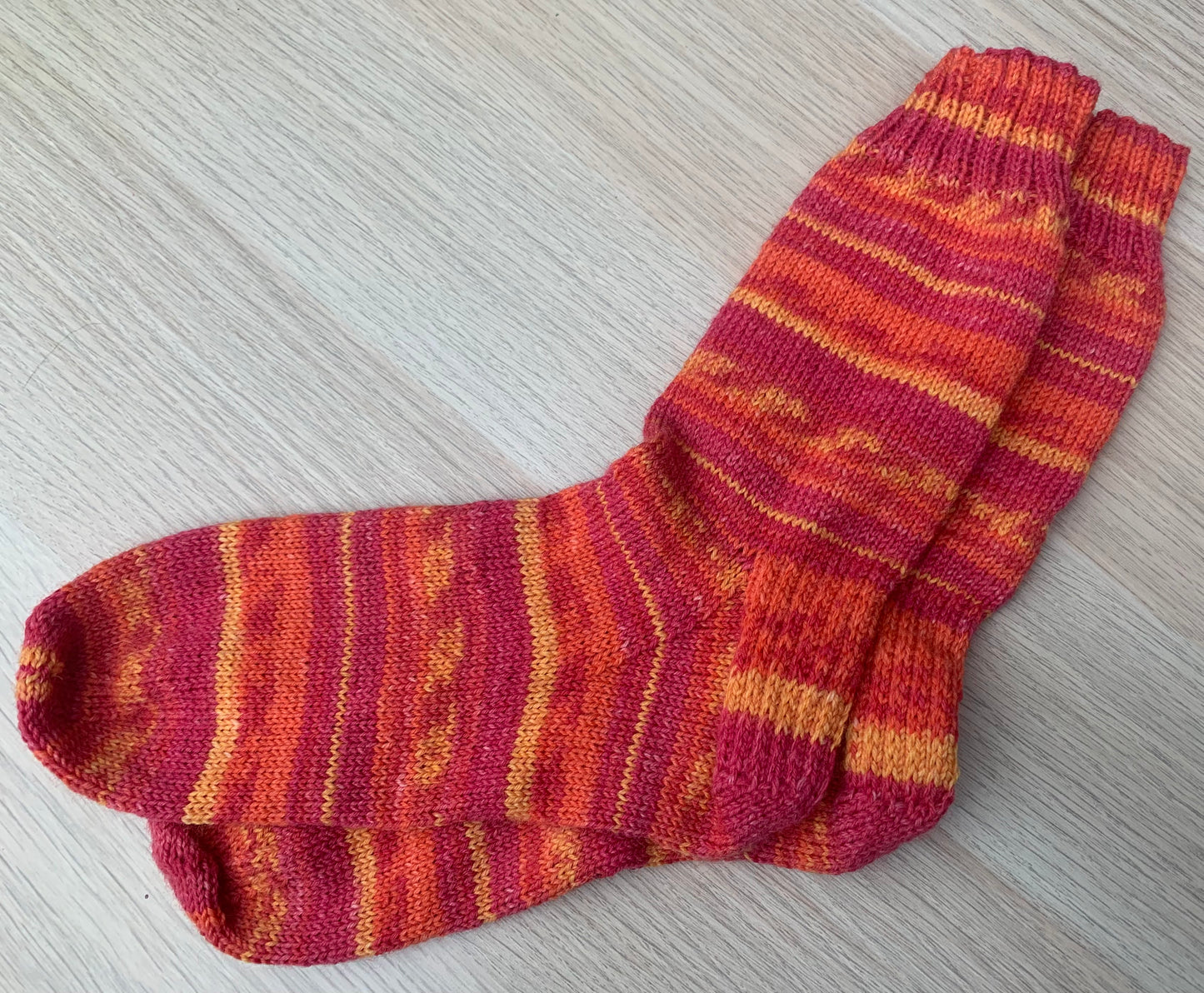 Hand-made socks - Volcano
